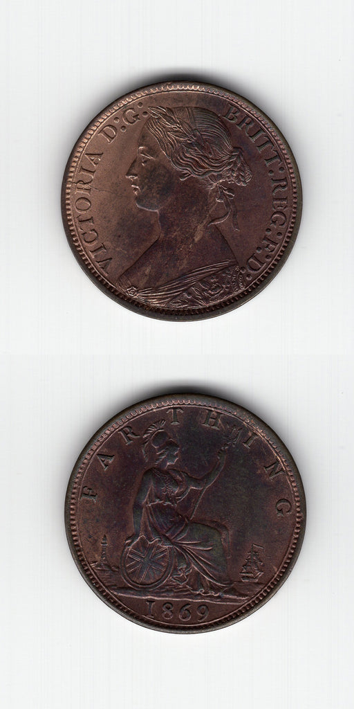1869 Farthing UNC