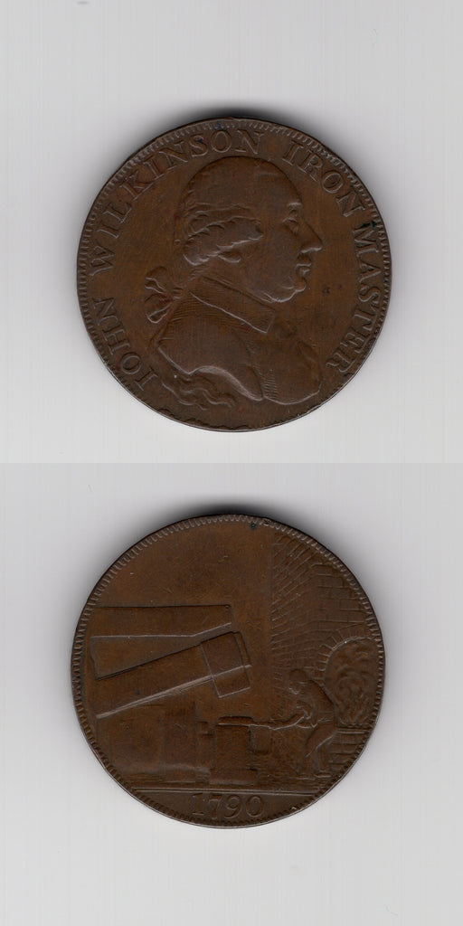 1790 Warcs Wilkinson Halfpenny GVF