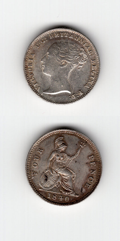 1840 Groat AUNC