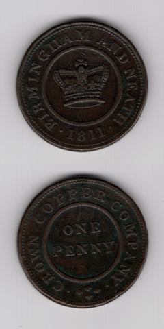 1811 Birmingham & Neath Penny GVF