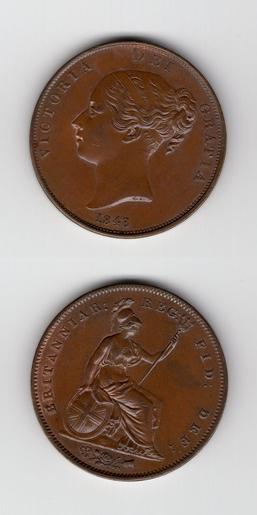 1848 OT Penny UNC