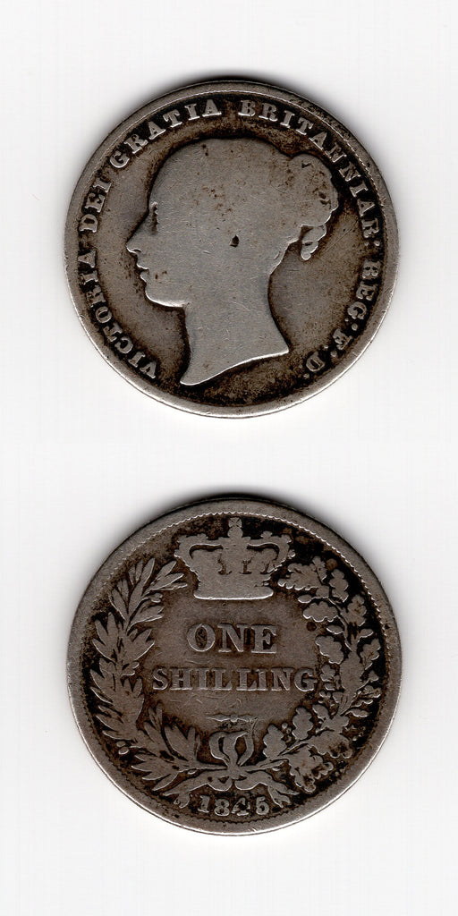 1845 Shilling NF/F