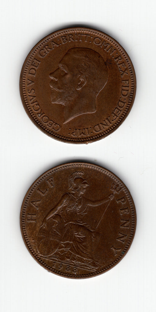 1933 Halfpenny AUNC