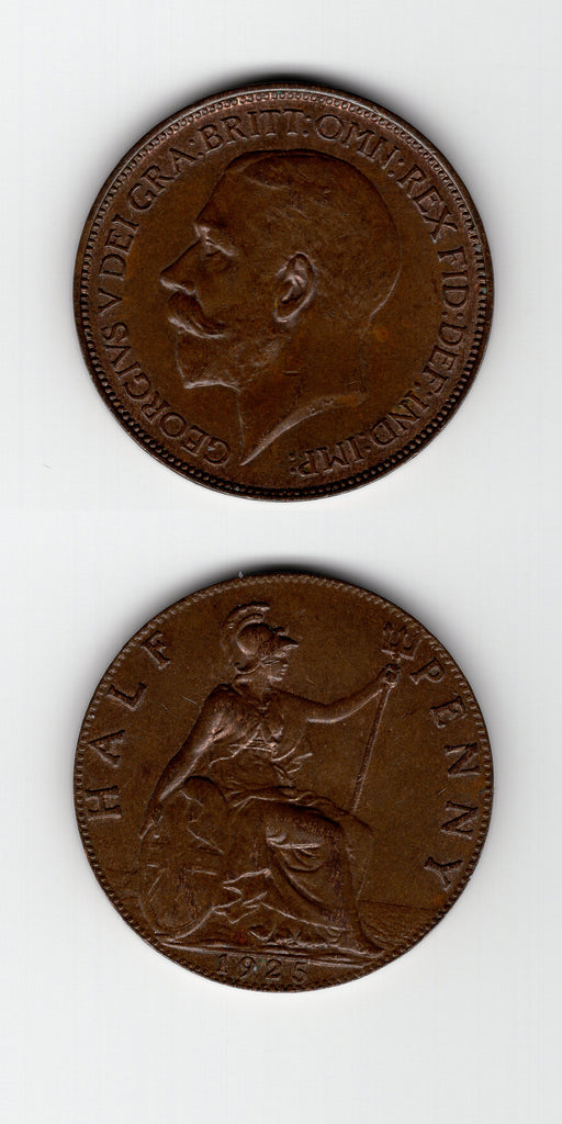 1925 Halfpenny AUNC