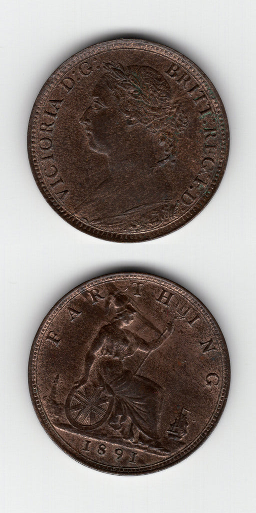 1891 Farthing UNC