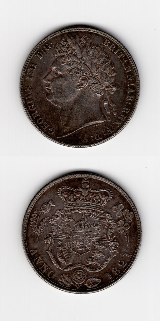 1821 Halfcrown EF/GEF