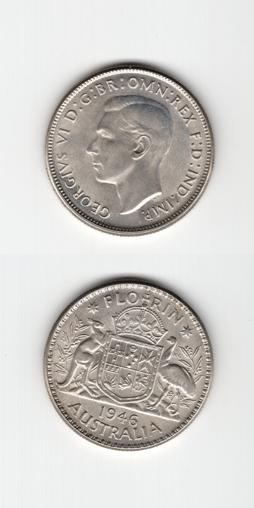 1946 M Australia Florin UNC