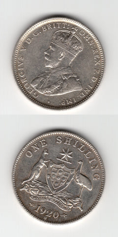 1920 M Australia Shilling EF/GEF