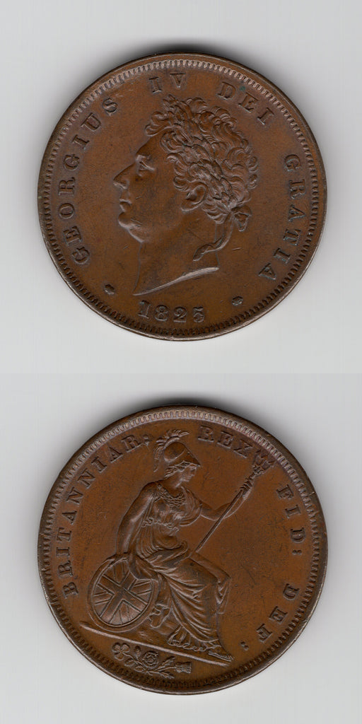 1825 Penny AUNC/UNC