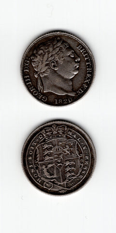 1820 Sixpence VF