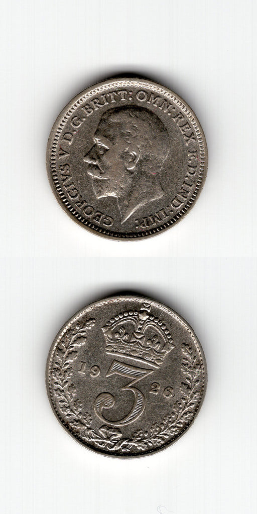 1926 Threepence GVF