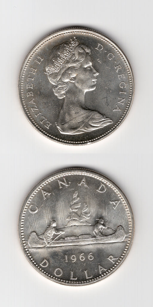 1966 Canada Silver Dollar UNC/BU