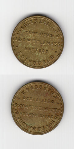 1880 c Edinburgh Middlemass  Token GVF