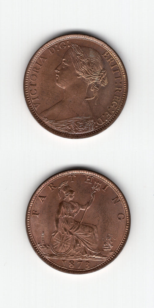 1873 Farthing UNC/BU