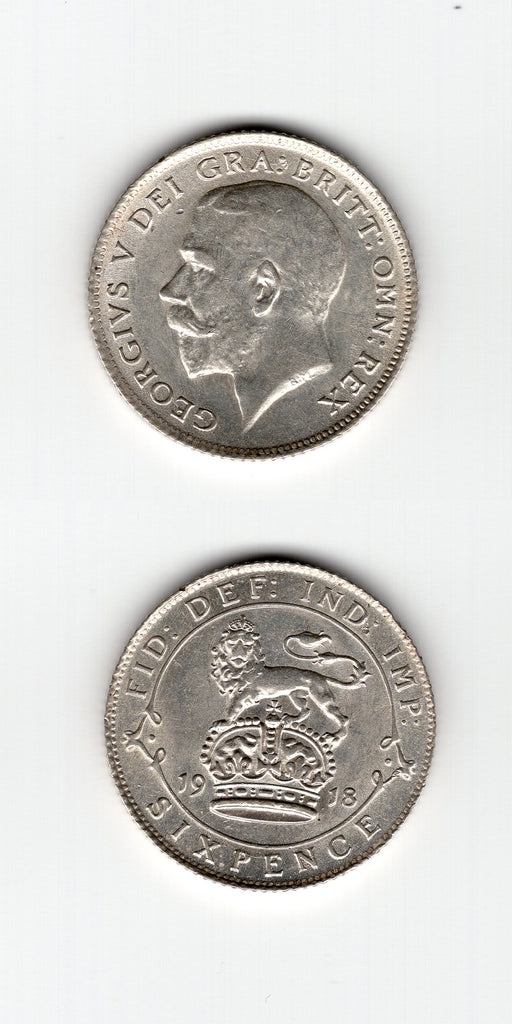 1918 Sixpence ABU