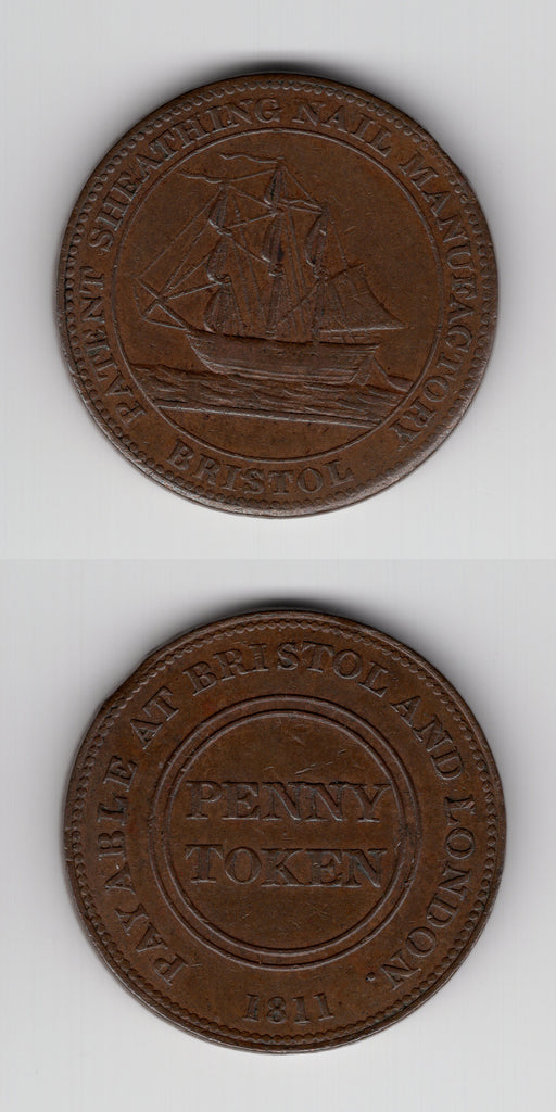 1811 Bristol Penny GVF