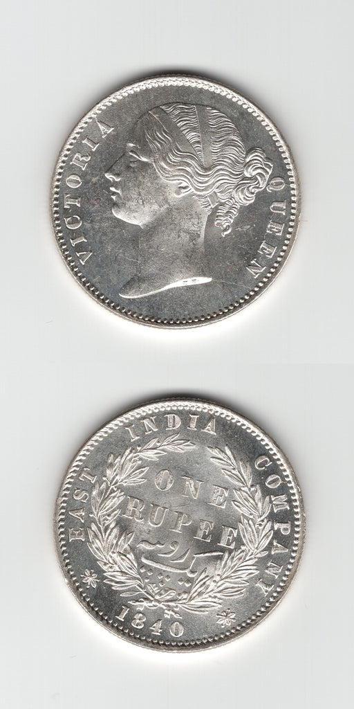 1840 India Rupee UNC/BU