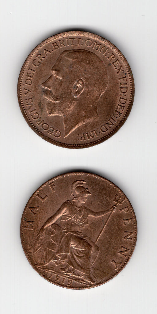 1919 Halfpenny UNC