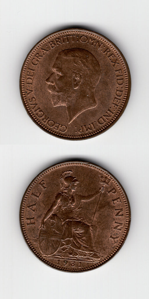 1931 Halfpenny UNC