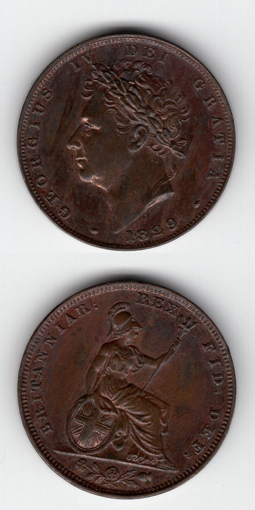 1829 Farthing UNC