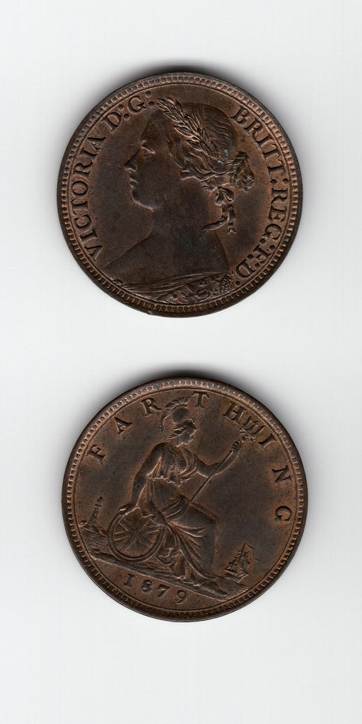 1879 Farthing UNC