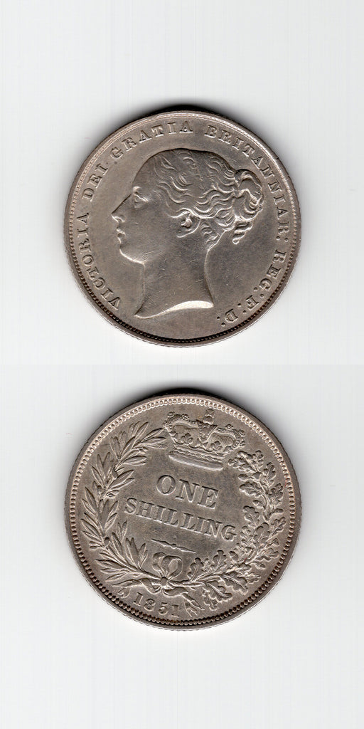 1851 Shilling AEF/GEF