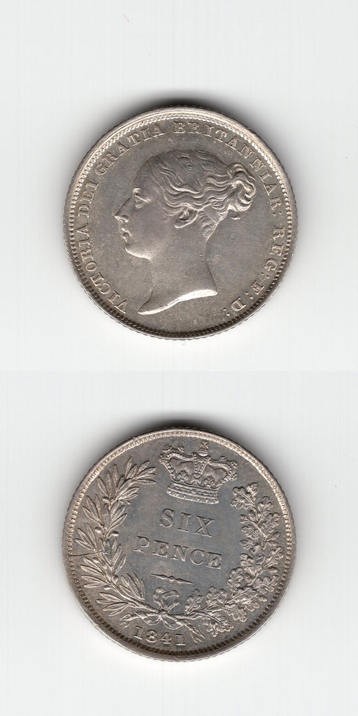 1841 Sixpence GEF
