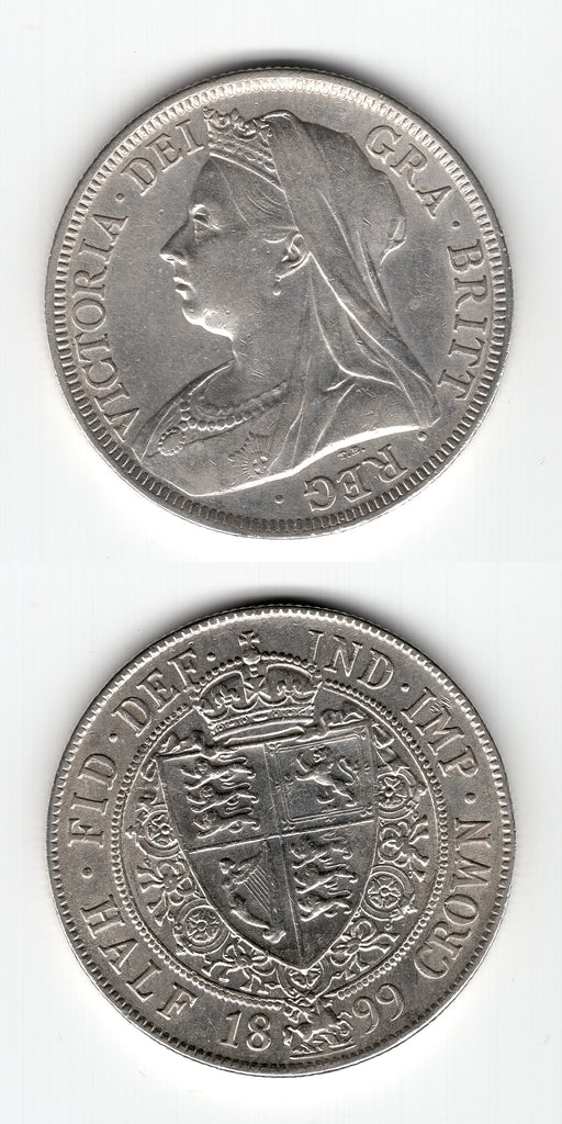 1899 Halfcrown AUNC/UNC