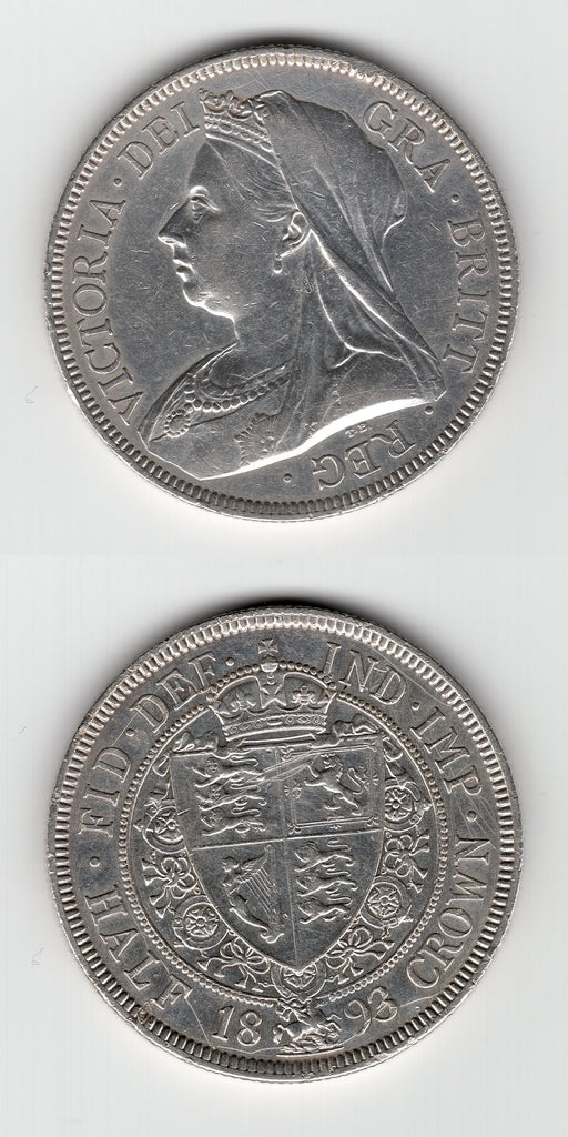 1893 Halfcrown GVF/EF