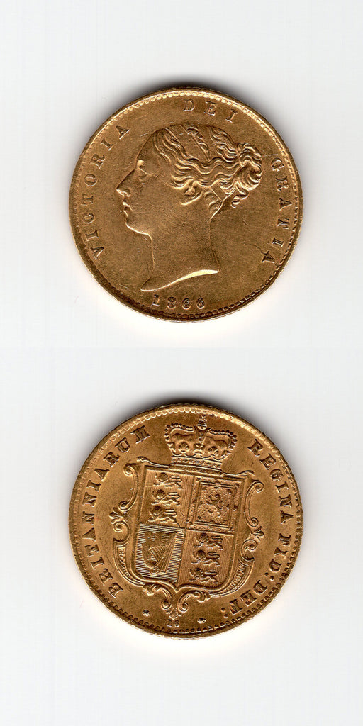 1866 Half Sovereign EF