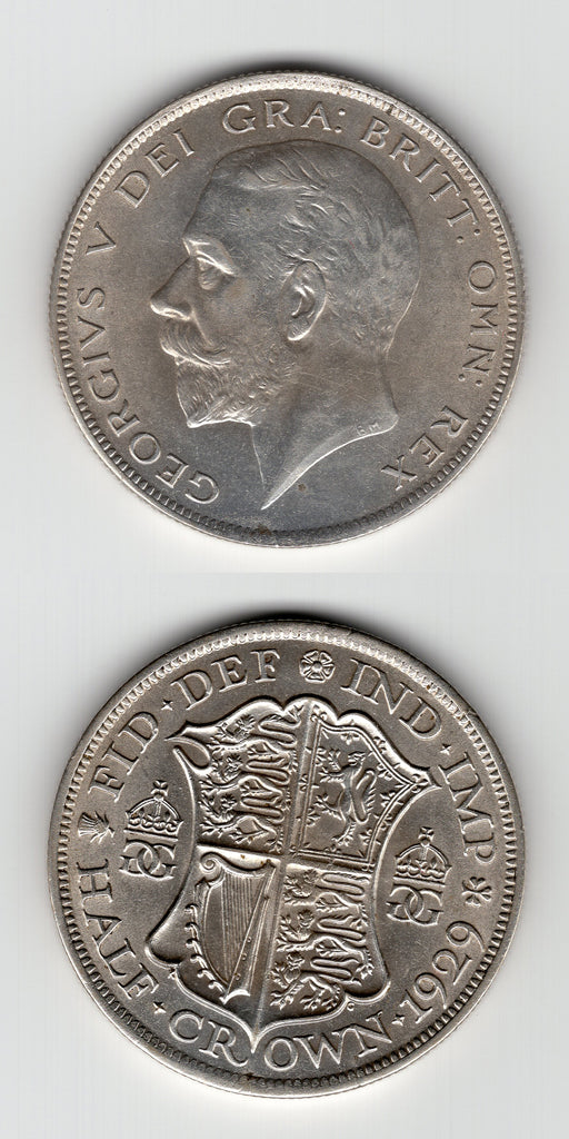 1929 Halfcrown AUNC