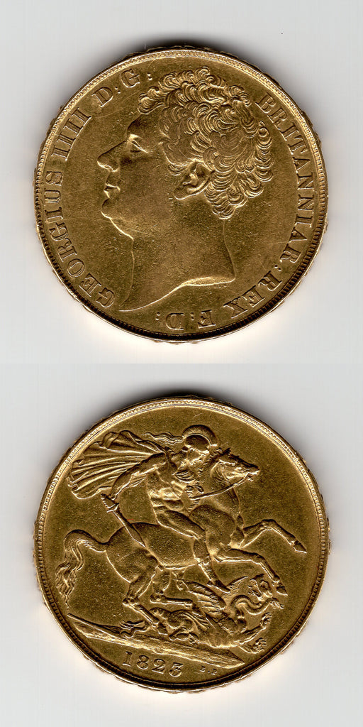 1823 George 1V Gold Two Pounds GVF