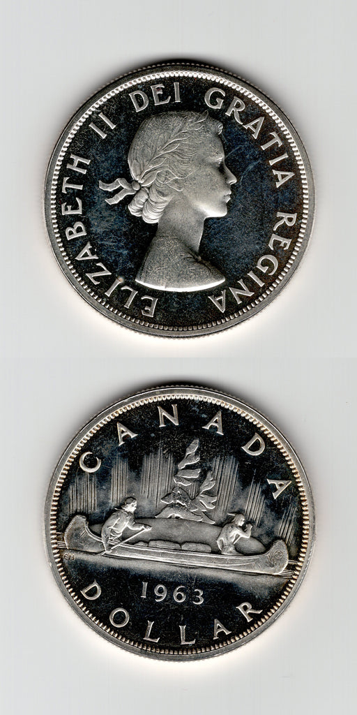 1963 Silver Canoe Dollar UNC