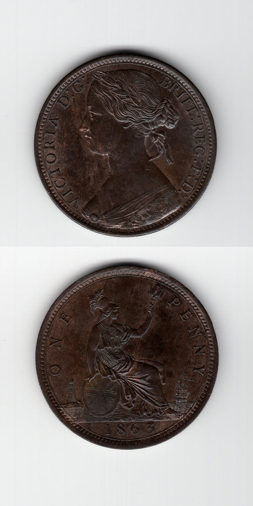 1863 Penny UNC