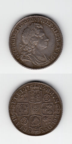 1715 George 1 Shilling NEF