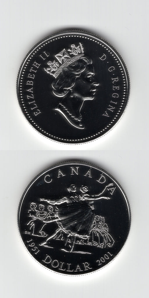 2001 Canada Silver Dollar UNC