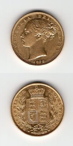 1852 Shield Back Sovereign NEF/EF