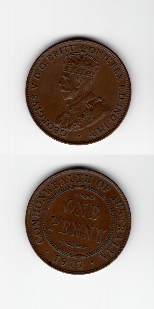 1917 Australia Penny EF
