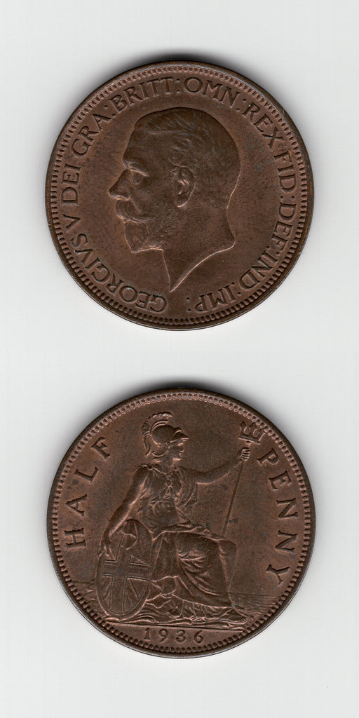 1936 Halfpenny UNC