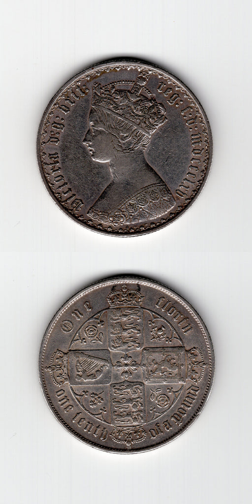 1865 Gothic Florin GVF