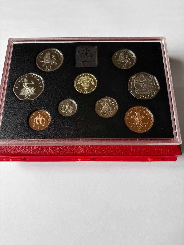1992 GB Deluxe 9  Coin Proof Set FDC