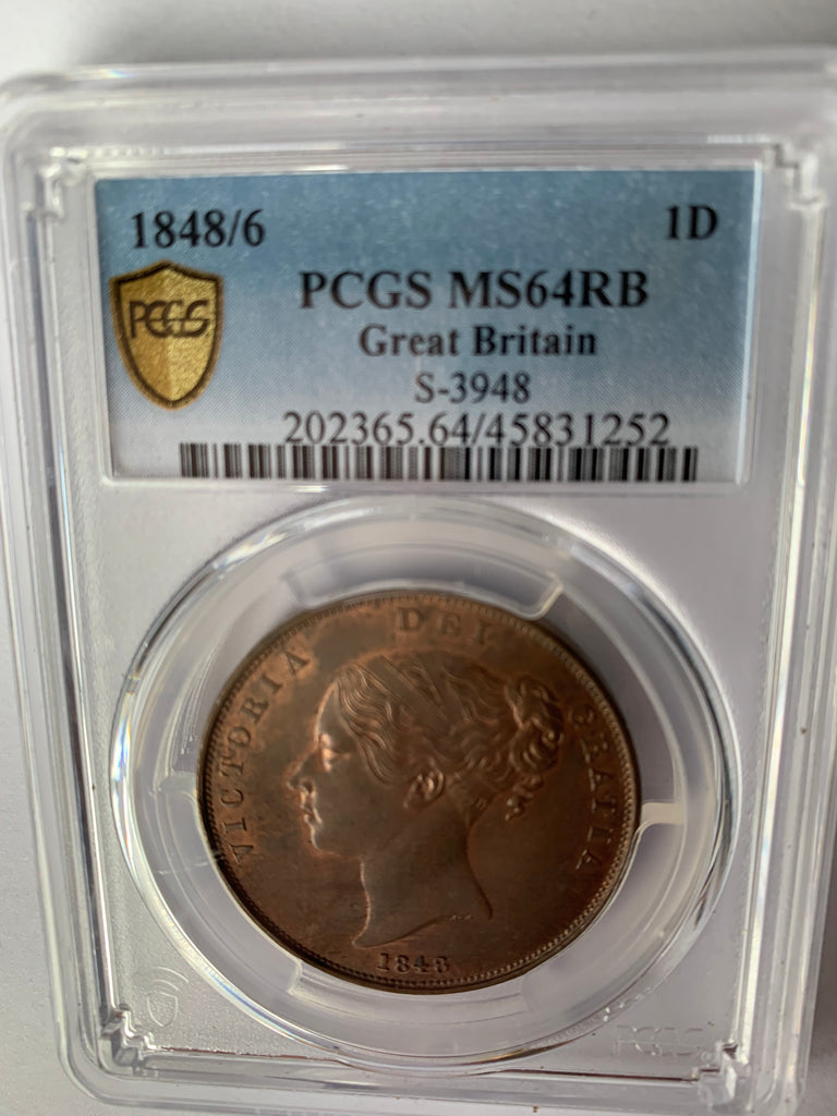 1848/6 Penny UNC