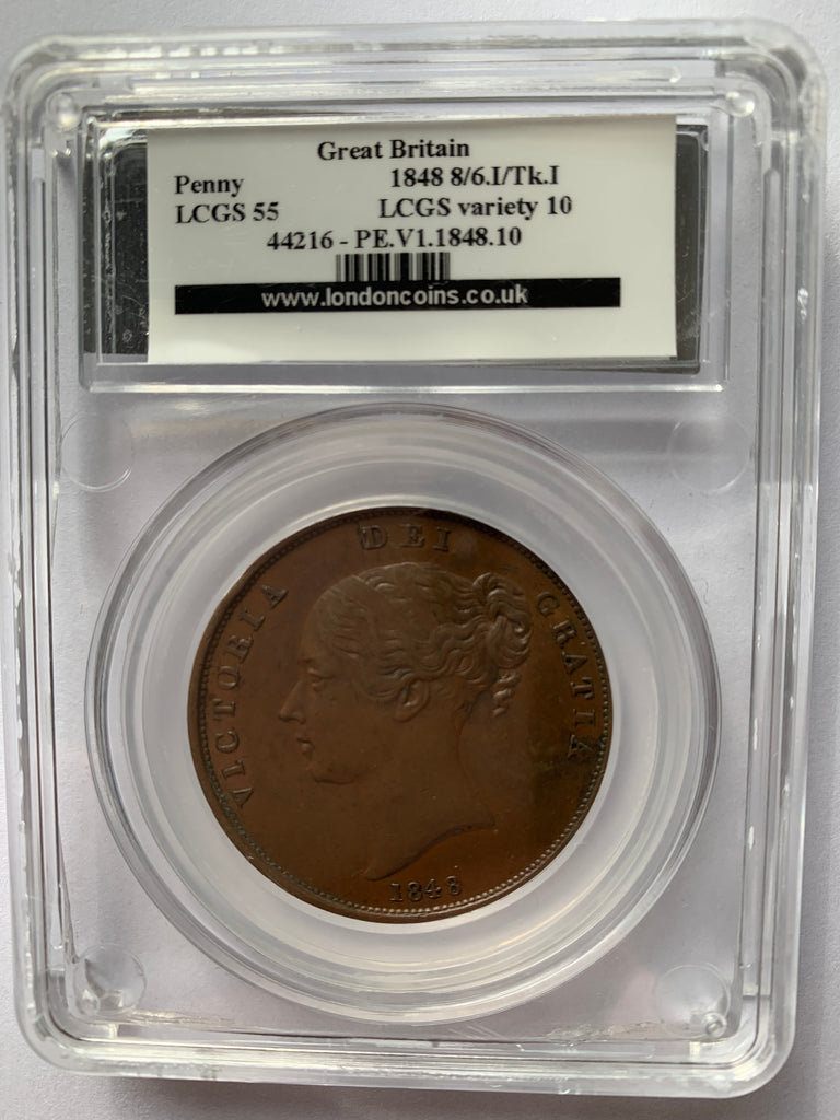 1848/6 Penny EF+