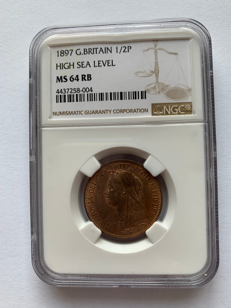 1897 Halfpenny UNC/BU