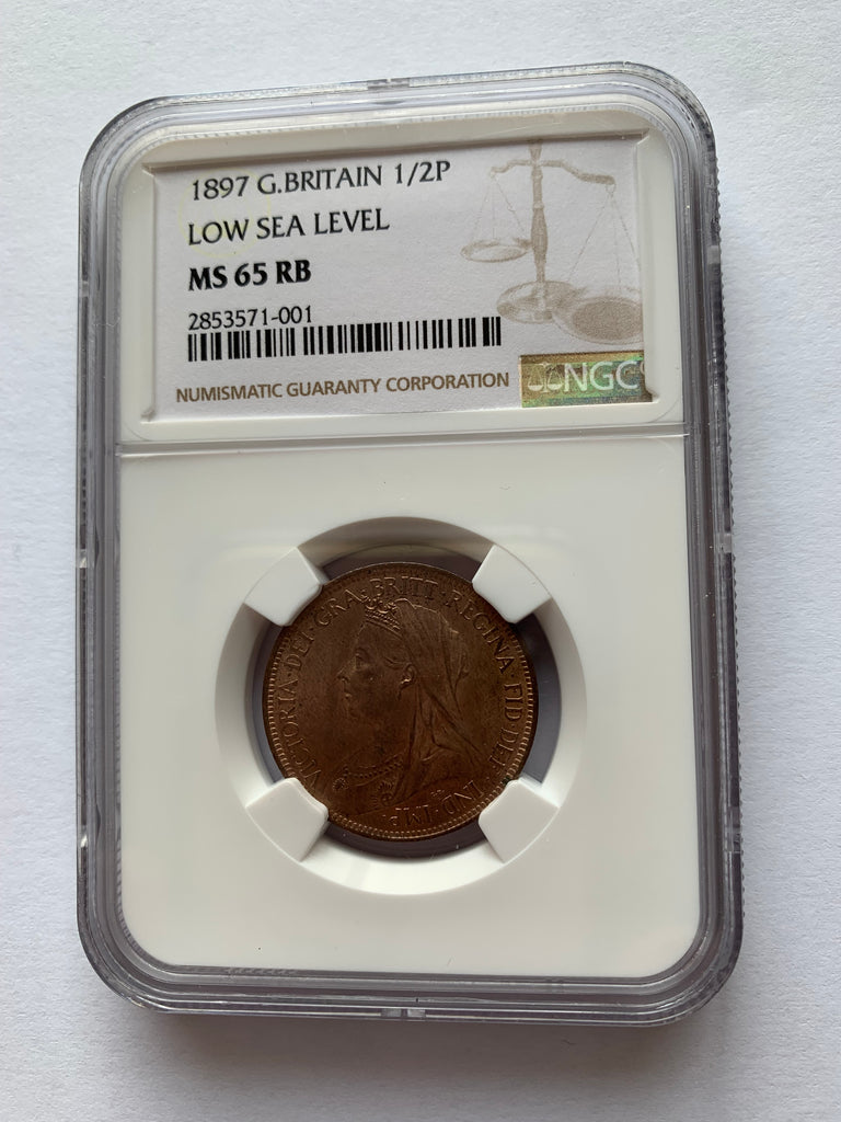 1897 Halfpenny BU/UNC