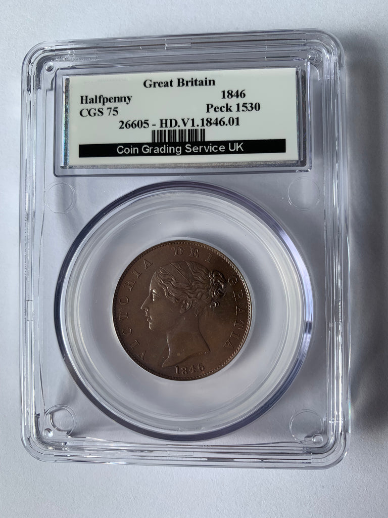 1846 Halfpenny UNC