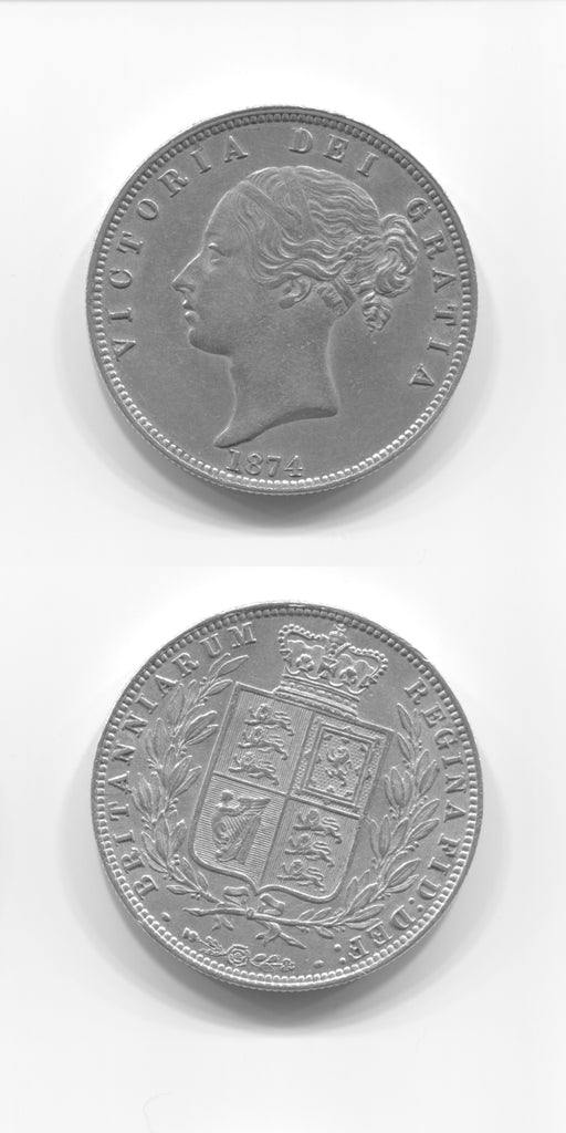 1874 Halfcrown AUNC