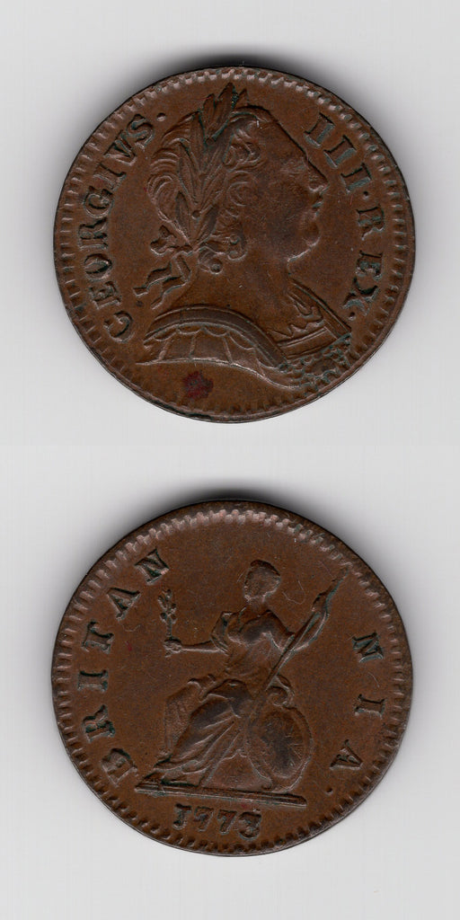 1773  Farthing EF