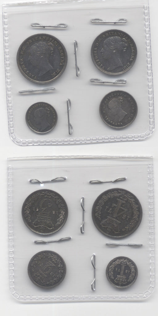 1871 Victoria Maundy Set UNC