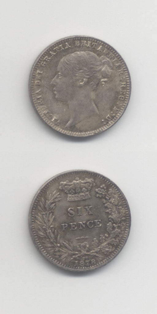 1878 Sixpence UNC